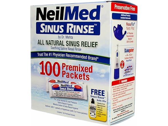 Neilmed Sinus Kit Refills Size 100ct