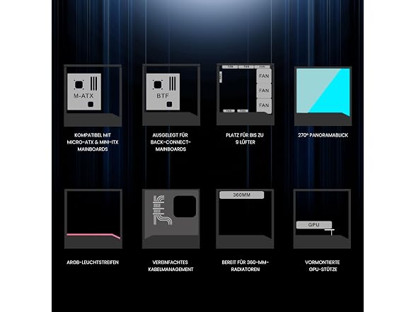 LIANLI Vector V100R Mini Tower PC Case,