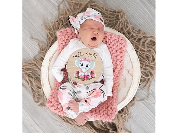 Personalized DIY Wood Birth Announcement