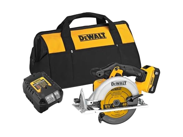 DEWALT DCS391P1 20V MAX 6-1/2-Inch Circular Saw Kit