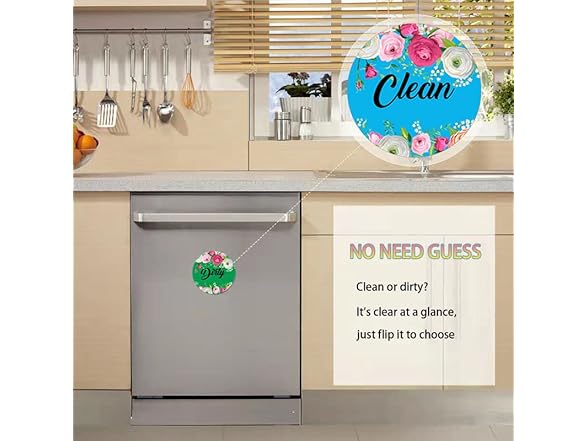 Dishwasher Magnet,Clean -Dirty Sign