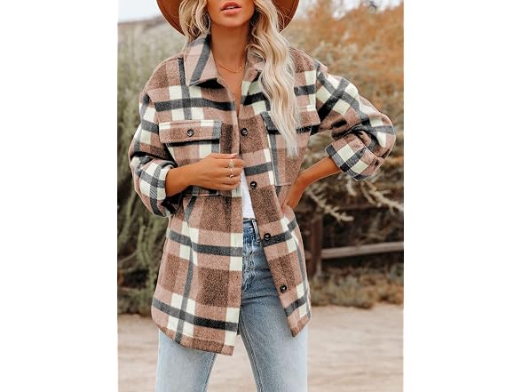 Dokotoo Women (S) Jackets Block Lapel V Neck Coats