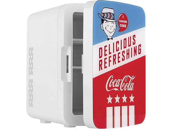 Cooluli Retro Coca-Cola Mini Fridge