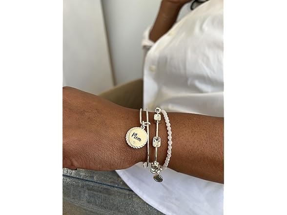 Alex and Ani Mom Charm Bangle