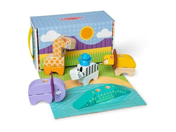 Melissa & Doug Blockables Safari Snap