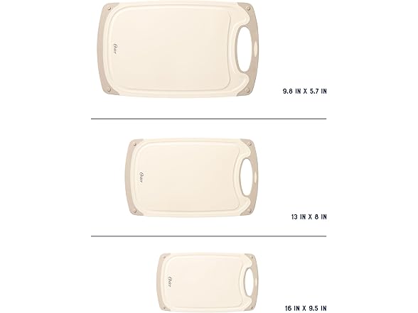 Oster Bexhill 3-Piece Cutting Board Set