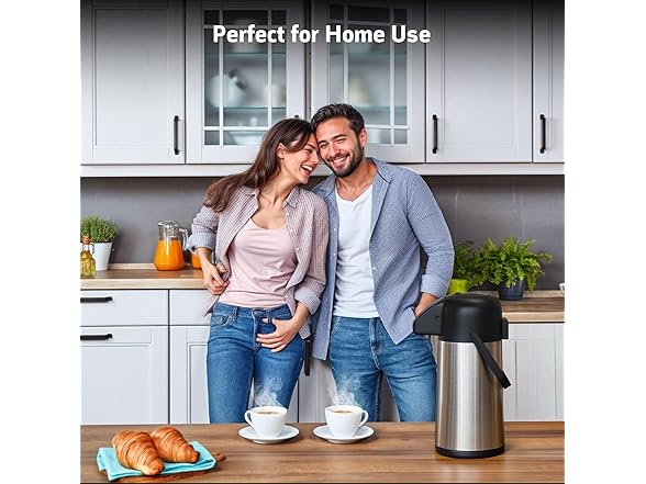 Airpot Coffee Carafe with Pump 85oz