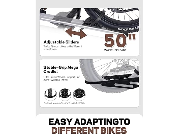 Young Electric Hitch Mount Single Bike Rack with Ramp for El (Open Box)