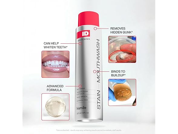 Hismile iD Stain Whitening Mouthwash