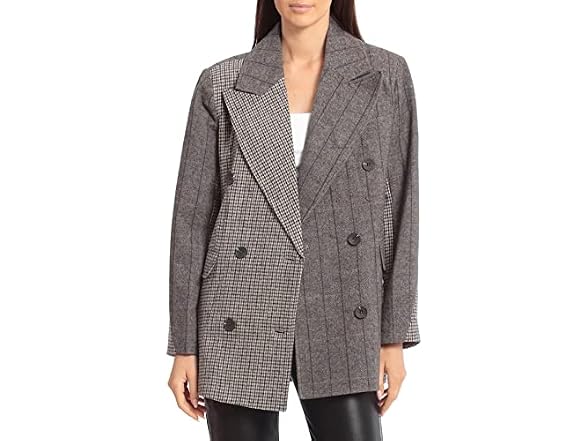 Avec Les Filles Women (XS) Mixed Double Blazer
