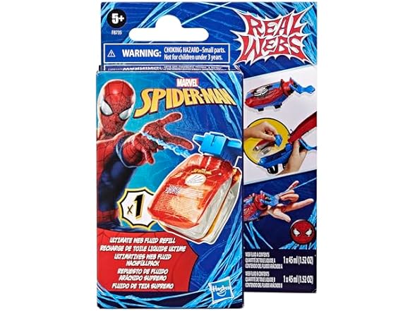 Hasbro Marvel Spider-Man Real Webs Ultimate Web Fluid