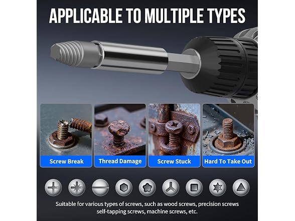 32 Pc Damaged Screw Extractor Set