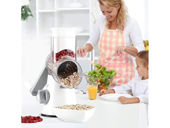 Ourokhome Rotary Cheese Grater Hand Crank
