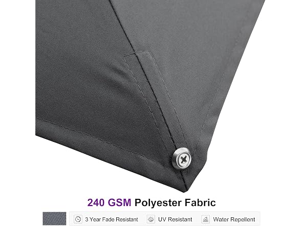PURPLE LEAF Cantilever Umbrella 10' X