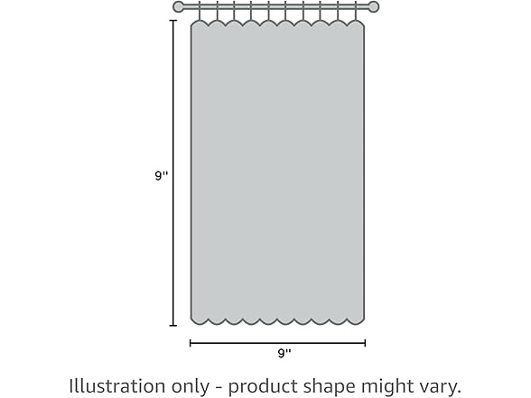 Vertical Ruffled Kitchen Curtain - Mint