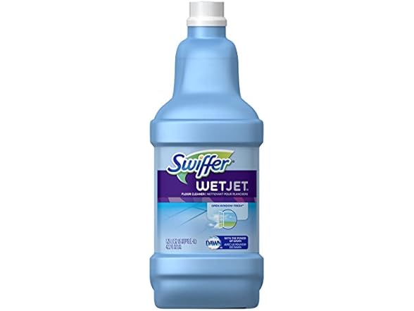 Swiffer WetJet Multipurpose Floor Cleaner Solution Refill Open Window Fresh Scent 125L