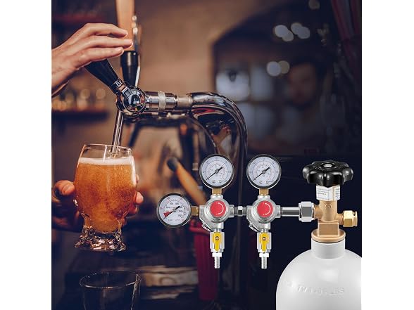 Triple Gauge Regulator, CO2 Regulator Gauge with