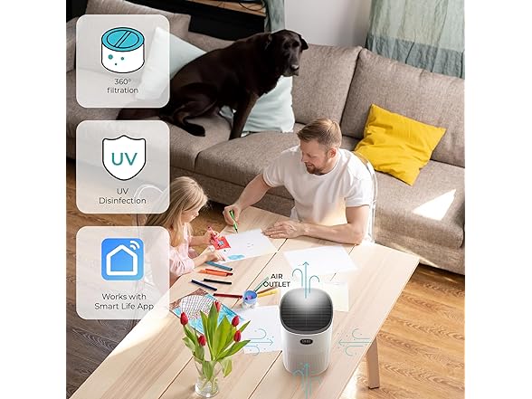 Verapure VP-300-WI Wi-Fi enabled HEPA Air Purifier