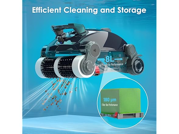ROBOKLEEN Cordless Robotic Pool Cleaner