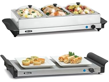 $31.99, Was $44.86, 28% Off! BELLA Food Warming Tray & Cooker dealfomo