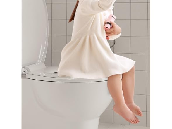 OUTLANE White Elongated Toilet Seat