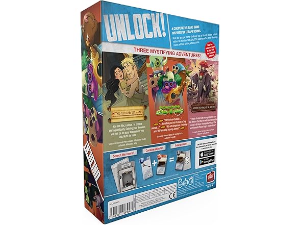 Asmodee UNLOCK! Mythic Adventures Card Game