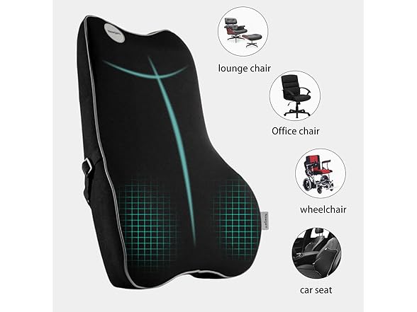 Memory Foam Lumbar Support Pillow