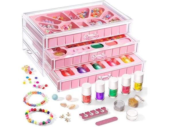 DIY Nail Art Kits for Girls (Pack of 2)