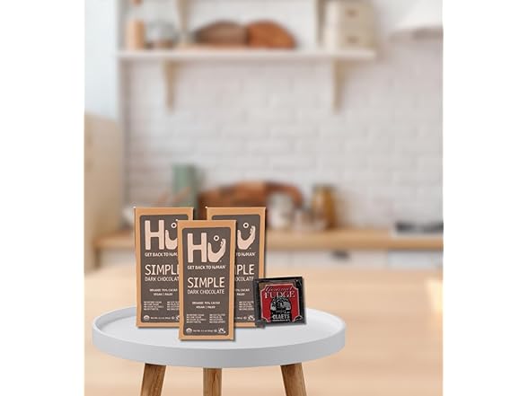4 Item Set- Hu Choc Simple Bar 2.1 OZ & Fudge