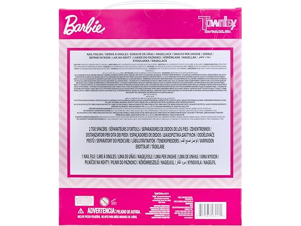 Barbie Movie 18 Piece Set Kids Nail Polish