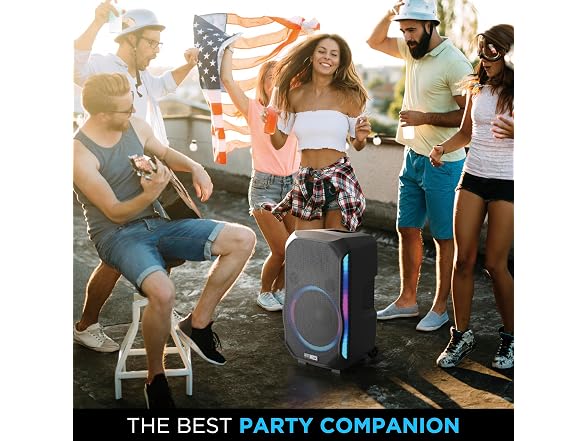 Altec Lansing - Soundrover 210 Bluetooth Speaker with Lights
