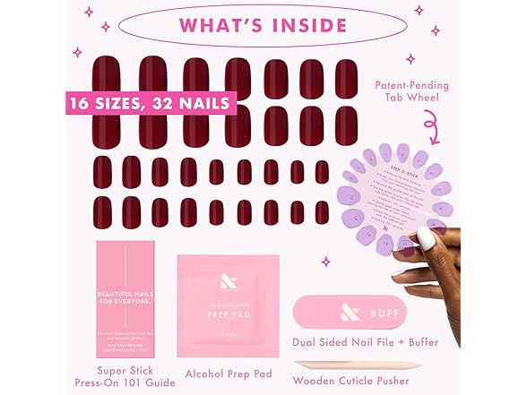 Olive & June Olive & June Super Stick Mani Press-On Nail