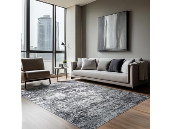 5x7 Abstract Area Rug