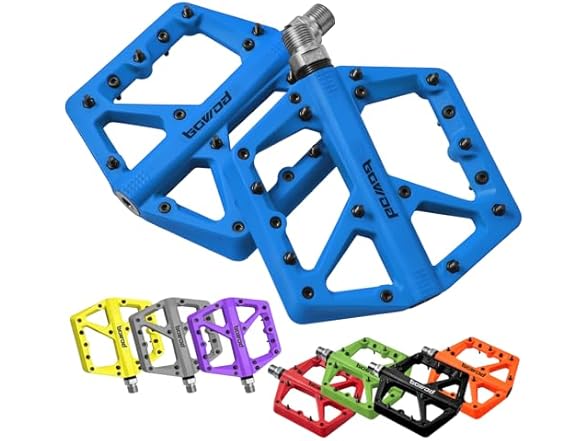 Light MTB Bike Pedals, 9/16" Spindle