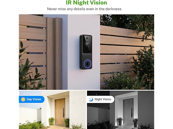 ByteBlaz 1080p Wireless Video Doorbell Camera