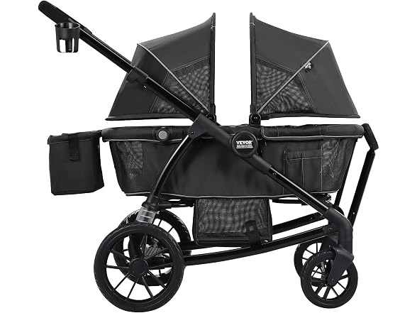 VEVOR Double Stroller, 2 Seats All-Terrain Wagon