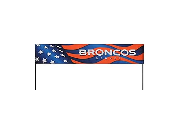 BRONCOS NFL Lawn Banner