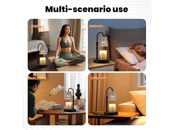 Celegete Candle Warmer Lamp with Timer