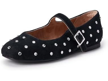 $9.99, Was $24.90, 59% Off! Amazon Essentials Women's Mary Jane Ballet Flat dealfomo