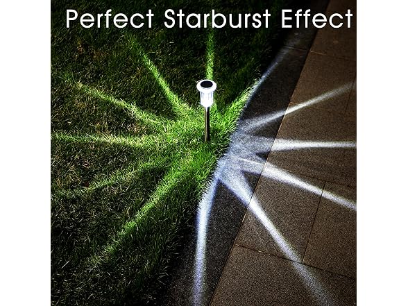 15 Pack Solar Stake Lights for Pathway