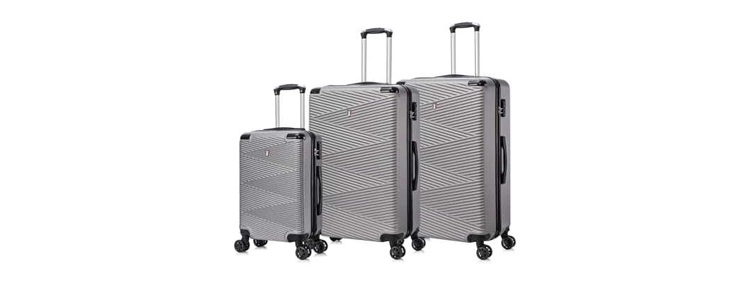 Tucci Italy Avenza Hardside Travel Suitcase Set of 3