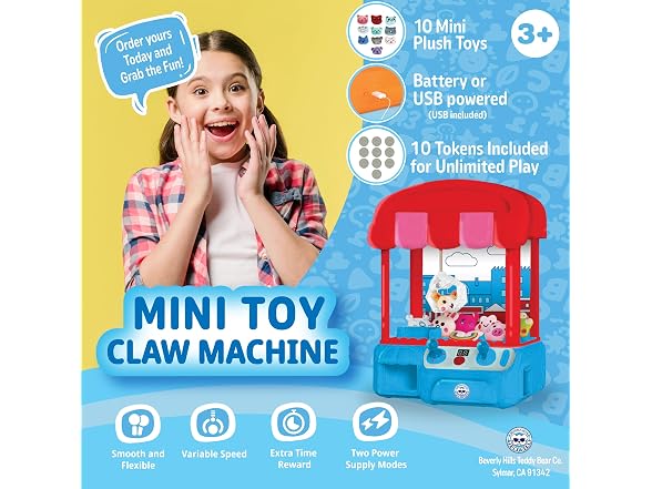 Mini Claw Machine Toy for Kids