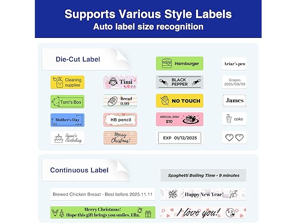 Bluetooth Label Maker Machine