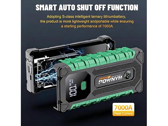Pownym 12V Jump Starter for Car