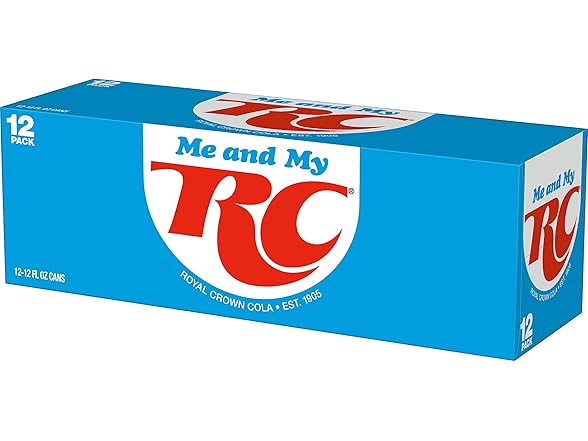 RC Cola Soda, 12 fl oz cans, 12 pack