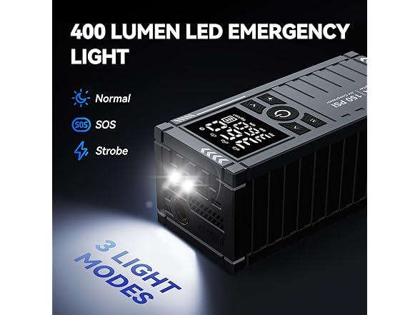 KOLTGOO Jump Starter with Air Compressor