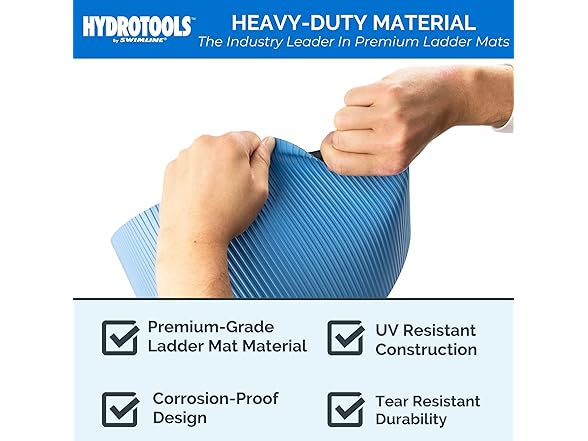 SWIMLINE HYDROTOOLS Protective Pool Ladder Mat for Above Ground Pools