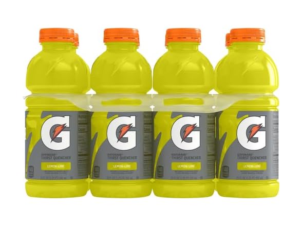 Gatorade Lemon Lime, 20oz, 8ct