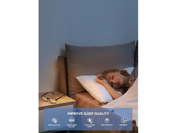 VMJFBJ Blue Light Blocking Glasses Black