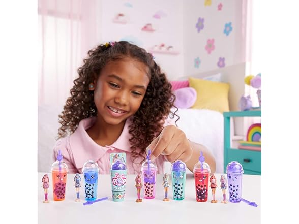 Polly Pocket Mini Barbie Land 5-Pack Pop Reveal